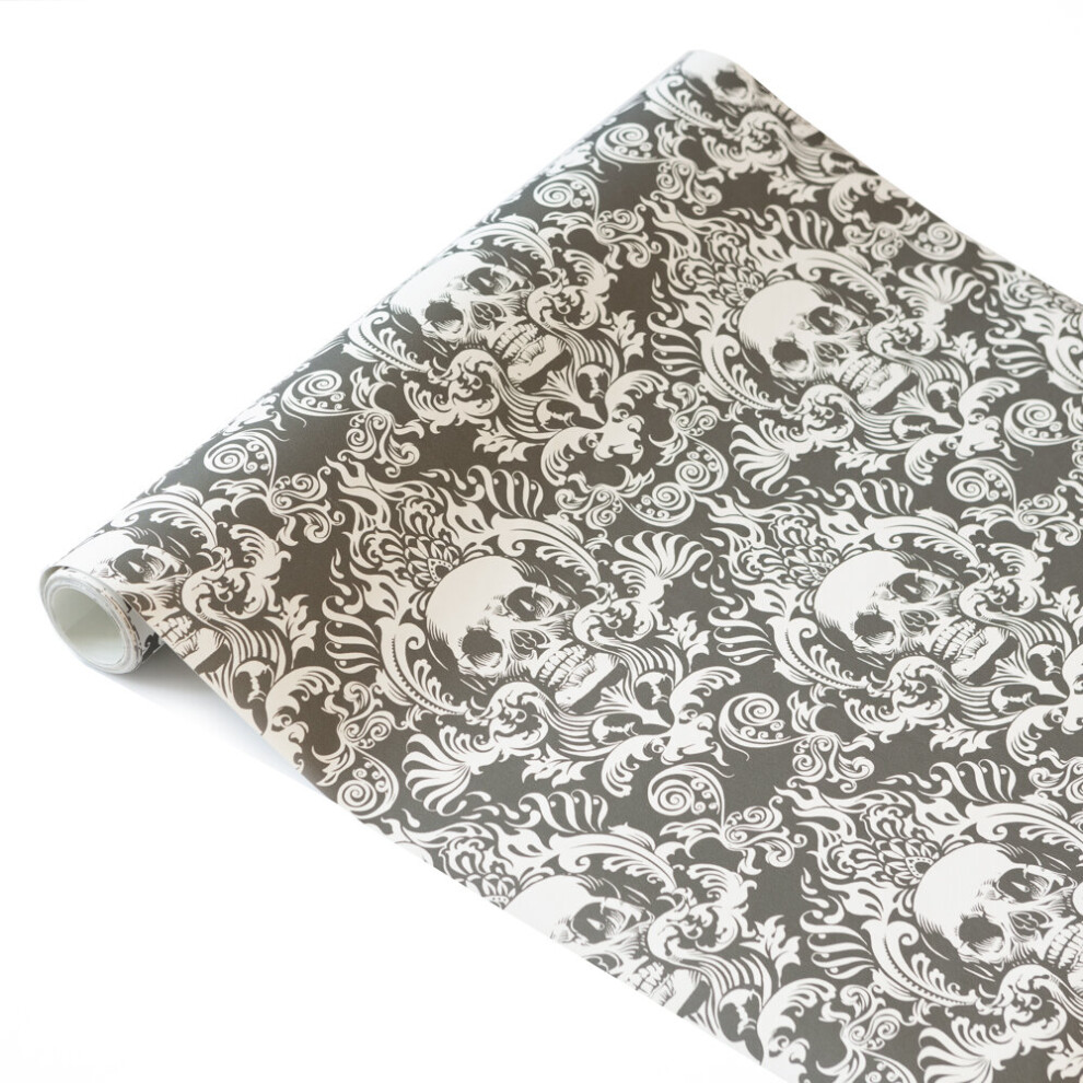 Nu Wallpaper Fieri Grey Peel & Stick Wallpaper (52.07Cm X 5.49M) 5056525352549