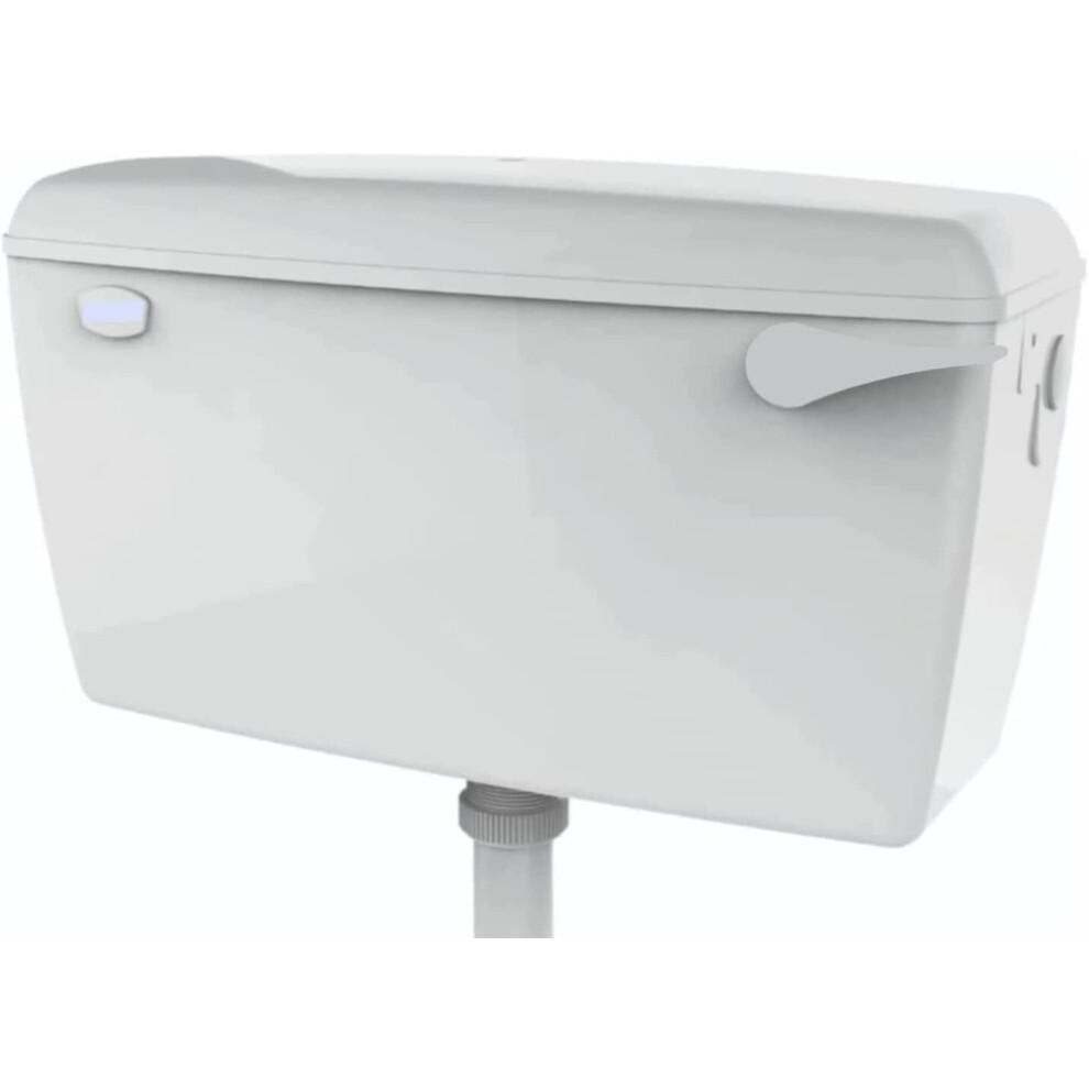 Wall Mounted Lever Toilet Low Level Flushing Cistern - Side Entry