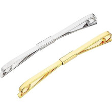 Tie Collar Bar Pin Set for Men Classic Collar Clip Set of 2