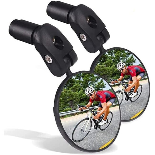 Handlebar Bicycle Mirror 2pcs, Bicycle Adjustable Mirror