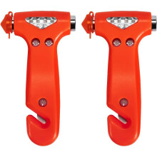 2 Pack Car Safety Hammer with Window Breaker and Seat Belt Cutter Escape Tool