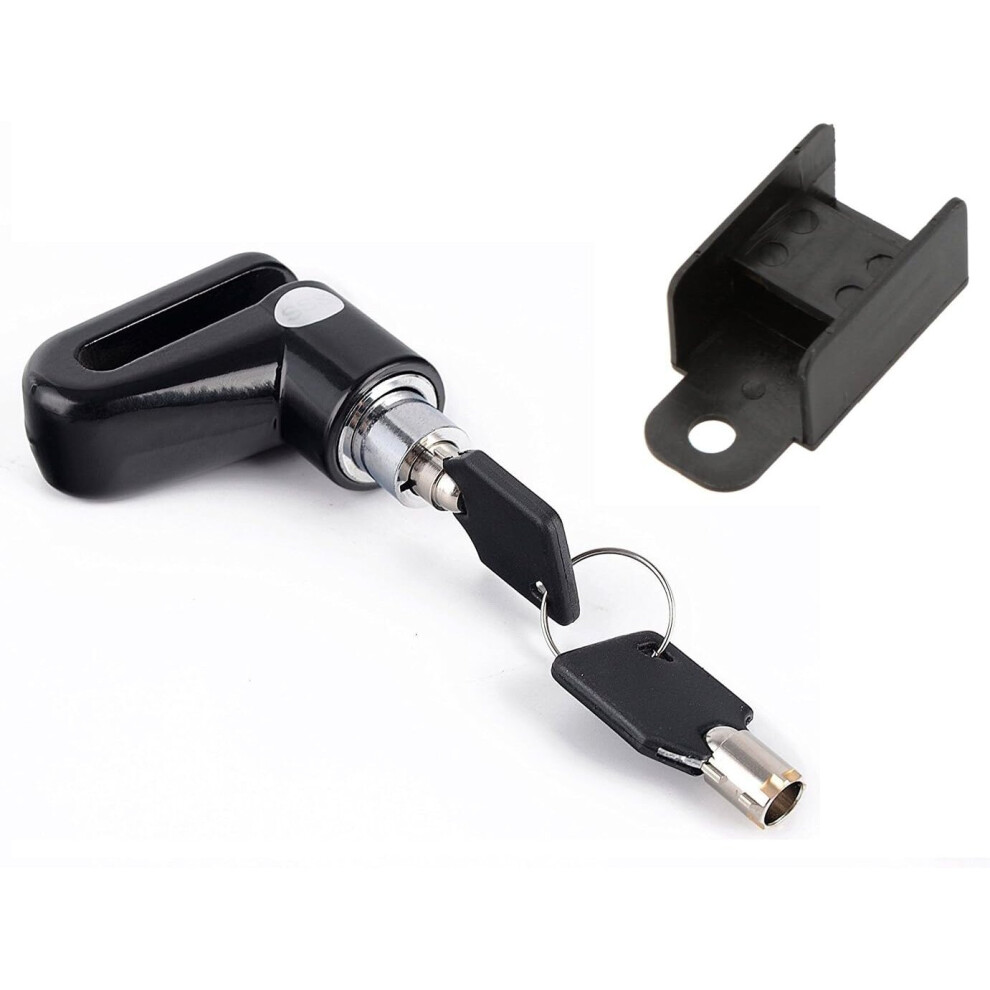 Safety Disc Lock Motorcycle Bicycle Anti-Theft Wheel Disc Brake Lock (Black) Black 9779937050150