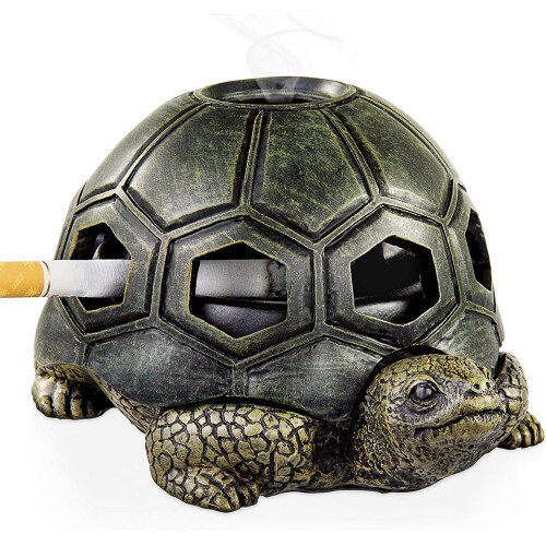 Cigarette Ashtray With Lid Cute Turtle Ashtray Decoration