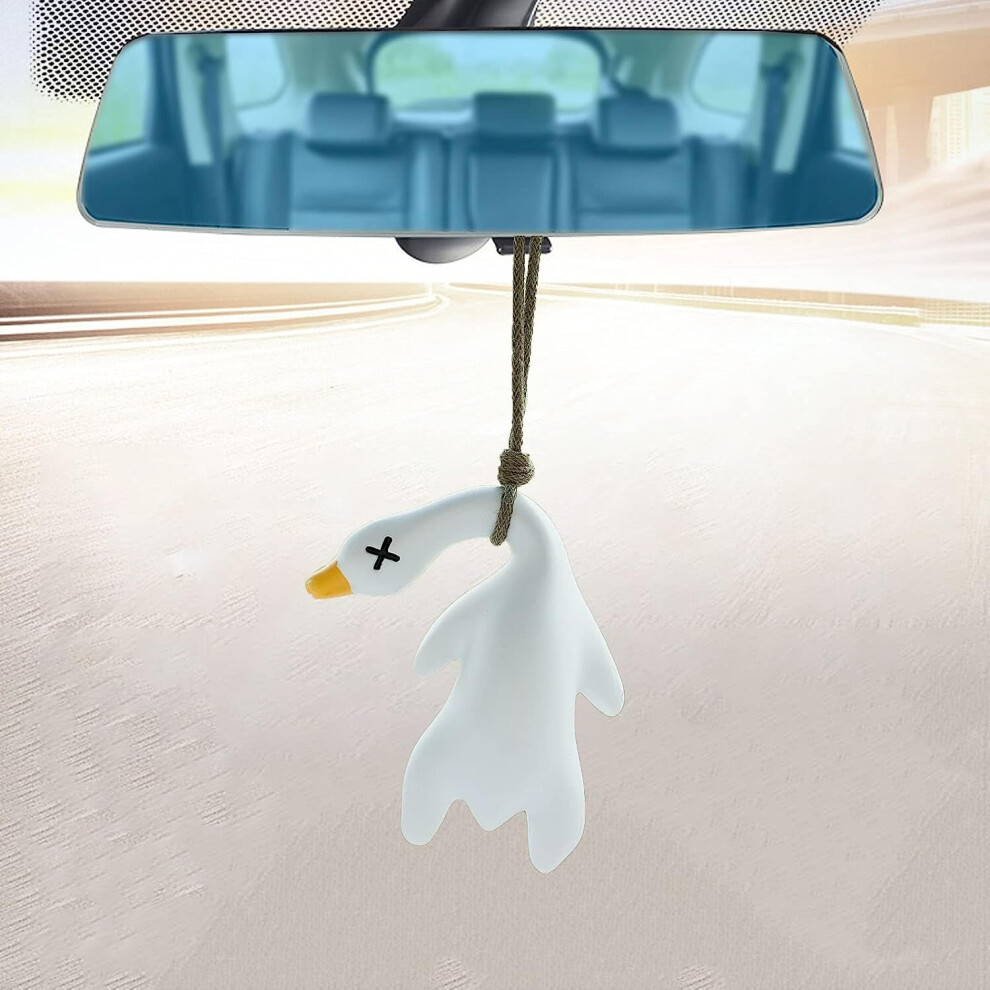 Car Pendant Rearview Mirror Ornament Cartoon Crooked Neck Roast Duck Ornament 9779937050297