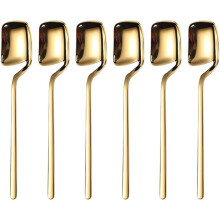 Coffee Spoons, 5.6" Espresso Spoons, Stainless Steel Spoons, 6-Pack