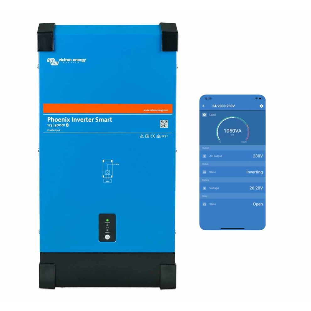 Victron Energy Phoenix Power Inverter 12V 3000Va Smart Pure Sine Wave 8719076047360