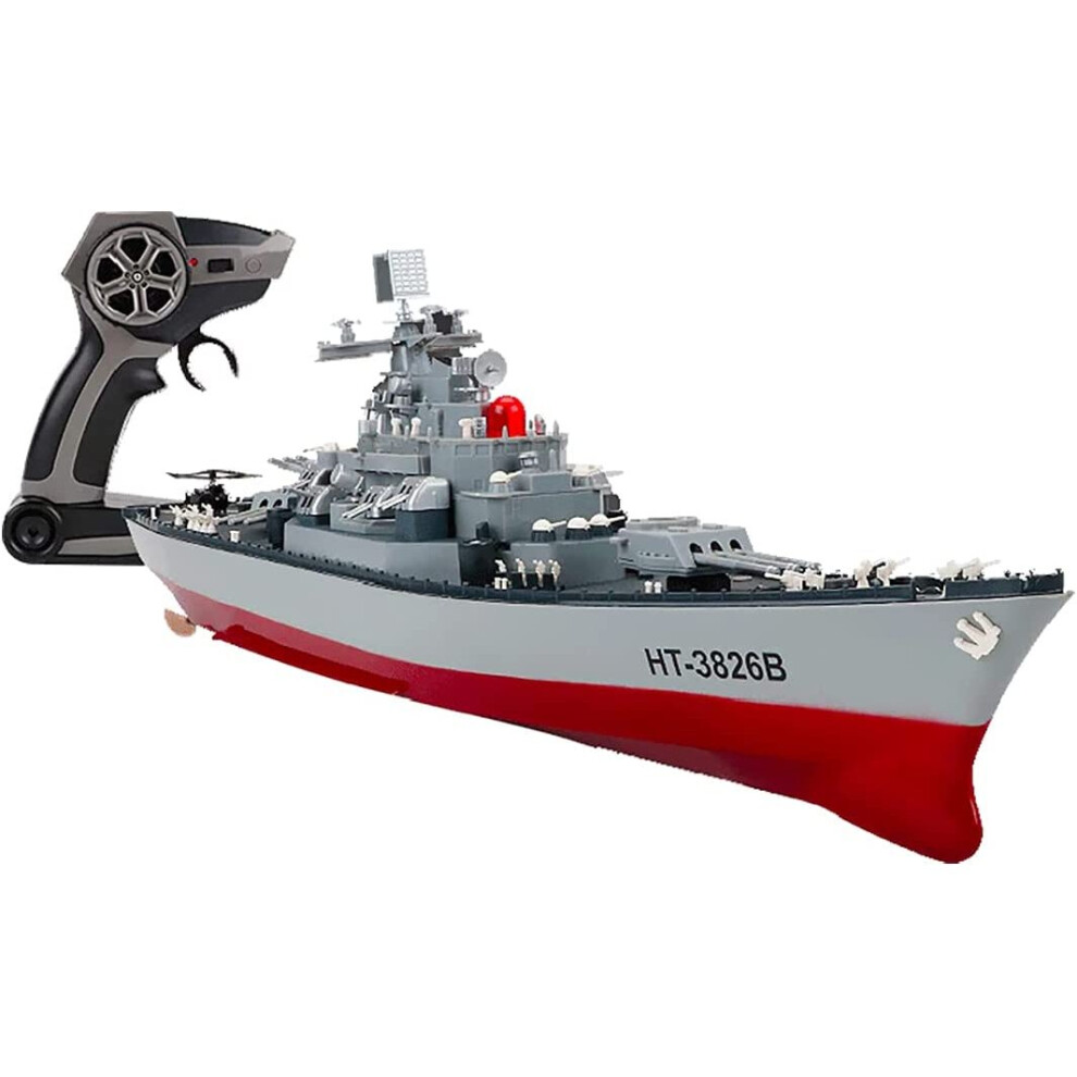 Warez RC Floating Boat USS Missouri Super Large Remote Control Electric Battleship 1 250 58 CM Long 6.8 KM H 2.4 Ghz Military Boat Model Toys on OnBuy