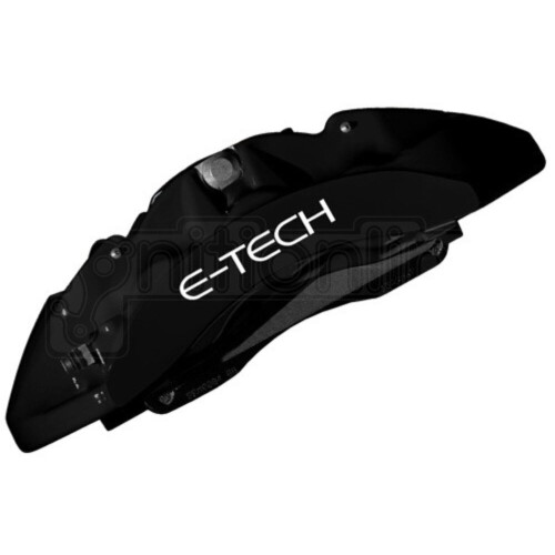 E-Tech Black Wheel Brake Caliper Paint Heat Resistant Car Also For Engine Bay 2
