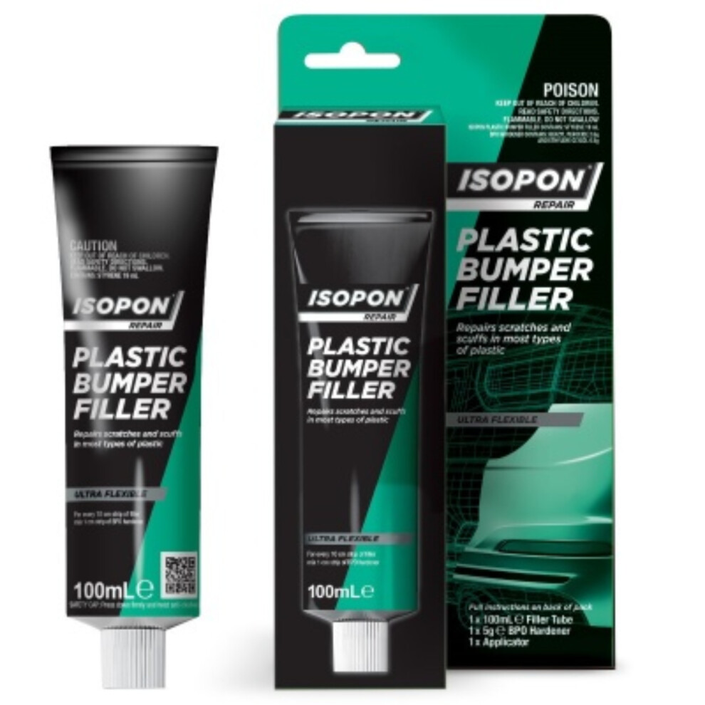 PBF/100 ISOPON Plastic Bumper Filler 100ml x8 Smooth Durable Repair By U-POL - Image 10
