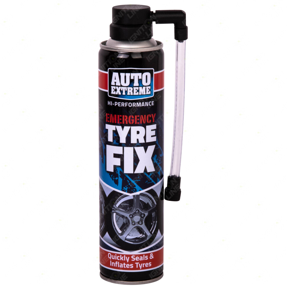 Auto Extreme Quick Fix Car Emergency Flat Tyre Puncture Repair Inflate 300ml