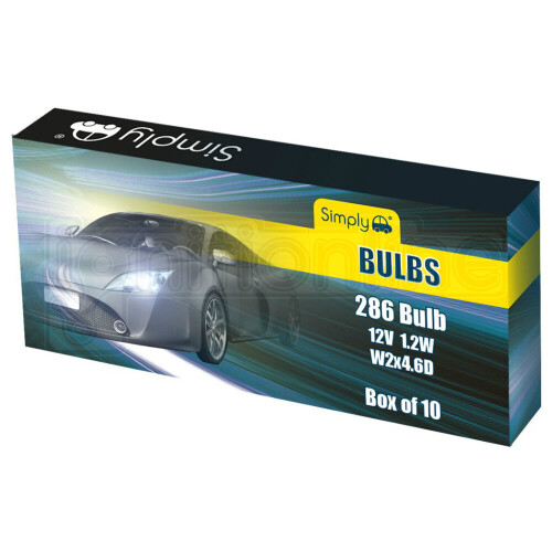 10 X 286 T5 12V 1.2W Car Clear Small Capless Wedge Dashboard Panel Light Bulbs 2