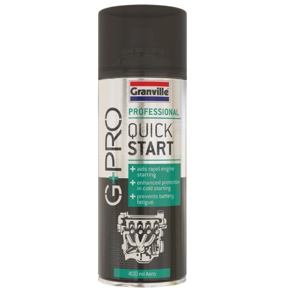 Granville Quick Easy Cold Engine Starting Spray Petrol Diesel Engine 400ml