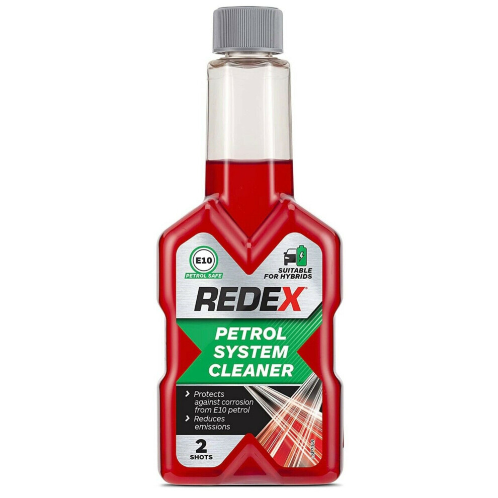 Redex Petrol System Cleaner 250ml E10 Fuel Additive Treatment Reduce Emissions