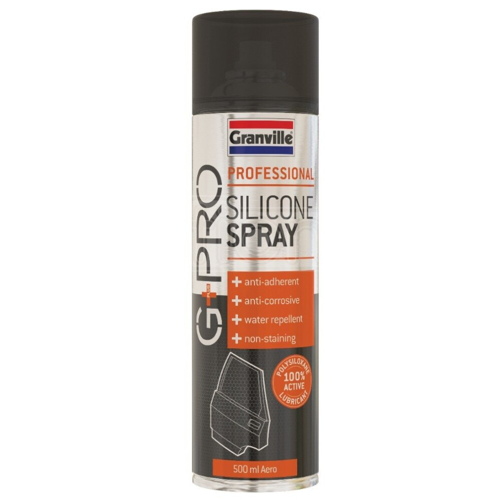 Granville Silicone Lubricant Spray Water Repellent Ani Sticking Corrosive 500Ml 5020618010883