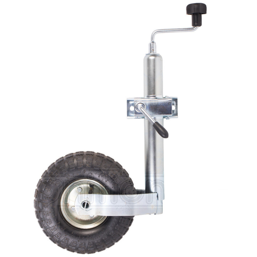 Streetwize 48Mm Jockey Wheel With Pneumatic Tyre & Clamp Split Trailer Caravan 5026637614828