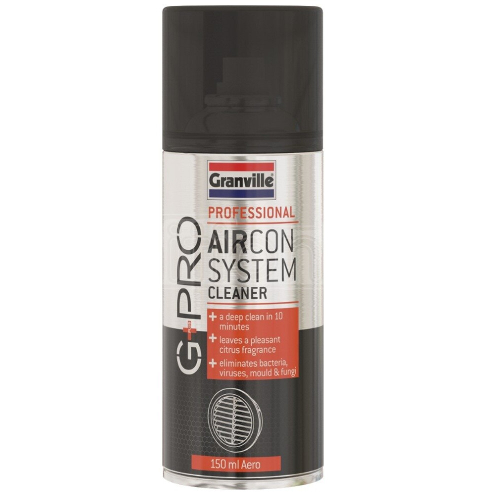 Granville Pro Car Air-Con Air Conditioning Cleaner Odour Bomb Sanitiser 150ml