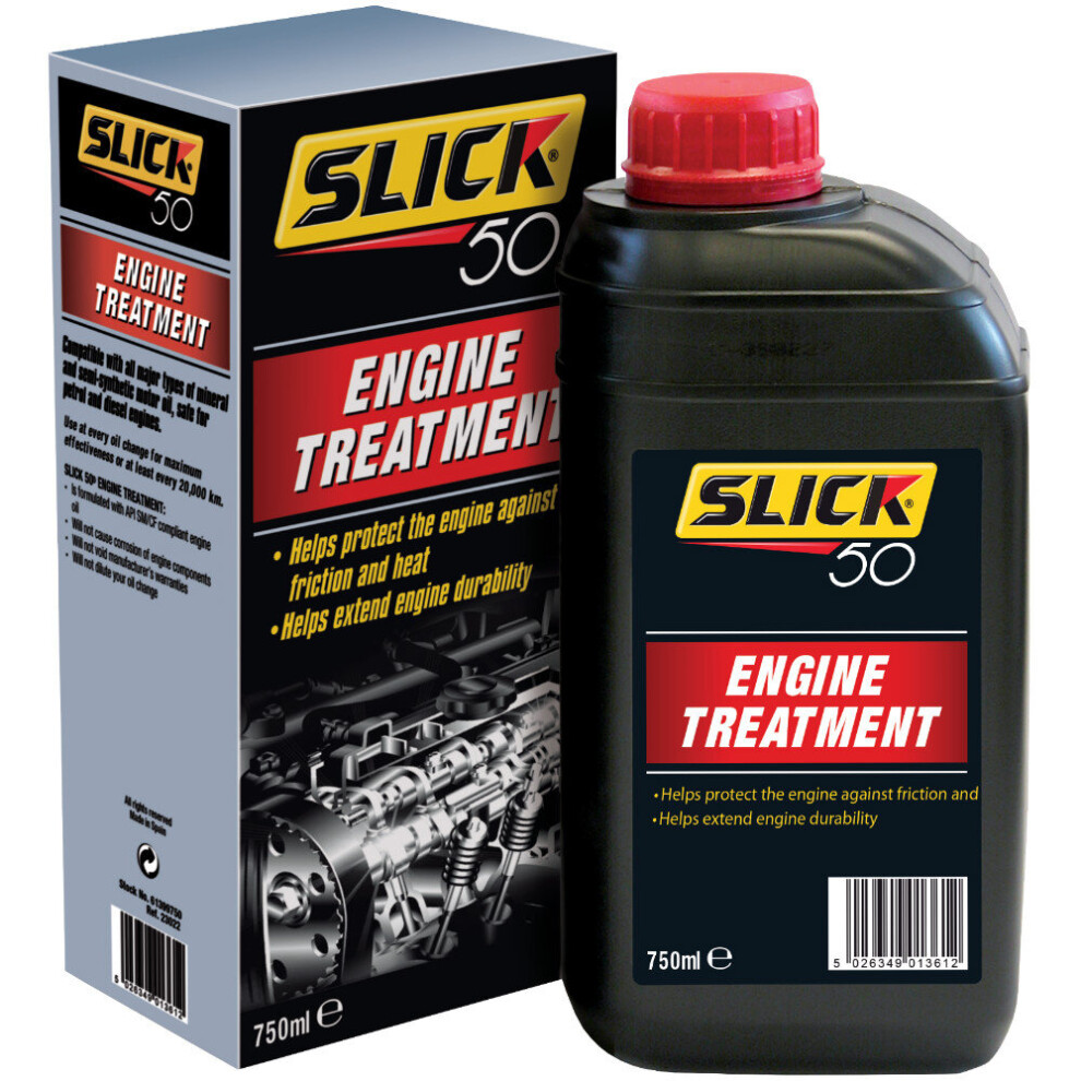 Slick 50 Engine Treatment Oil Additive Petrol & Diesel Extends Engine Life 750ml