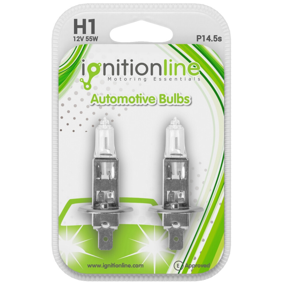 H1 448 12V 55W Halogen Headlamp Headlight Fog Dip Beam Car Bulbs (Pack Of 2) 682604909059