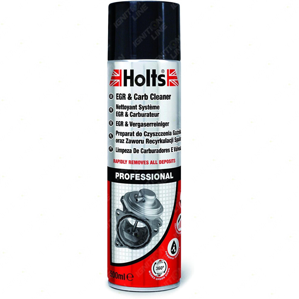 Holts Valve Egr & Carburettor Cleaner Spray Carb Air Petrol Diesel Intake 500Ml 5010218003330