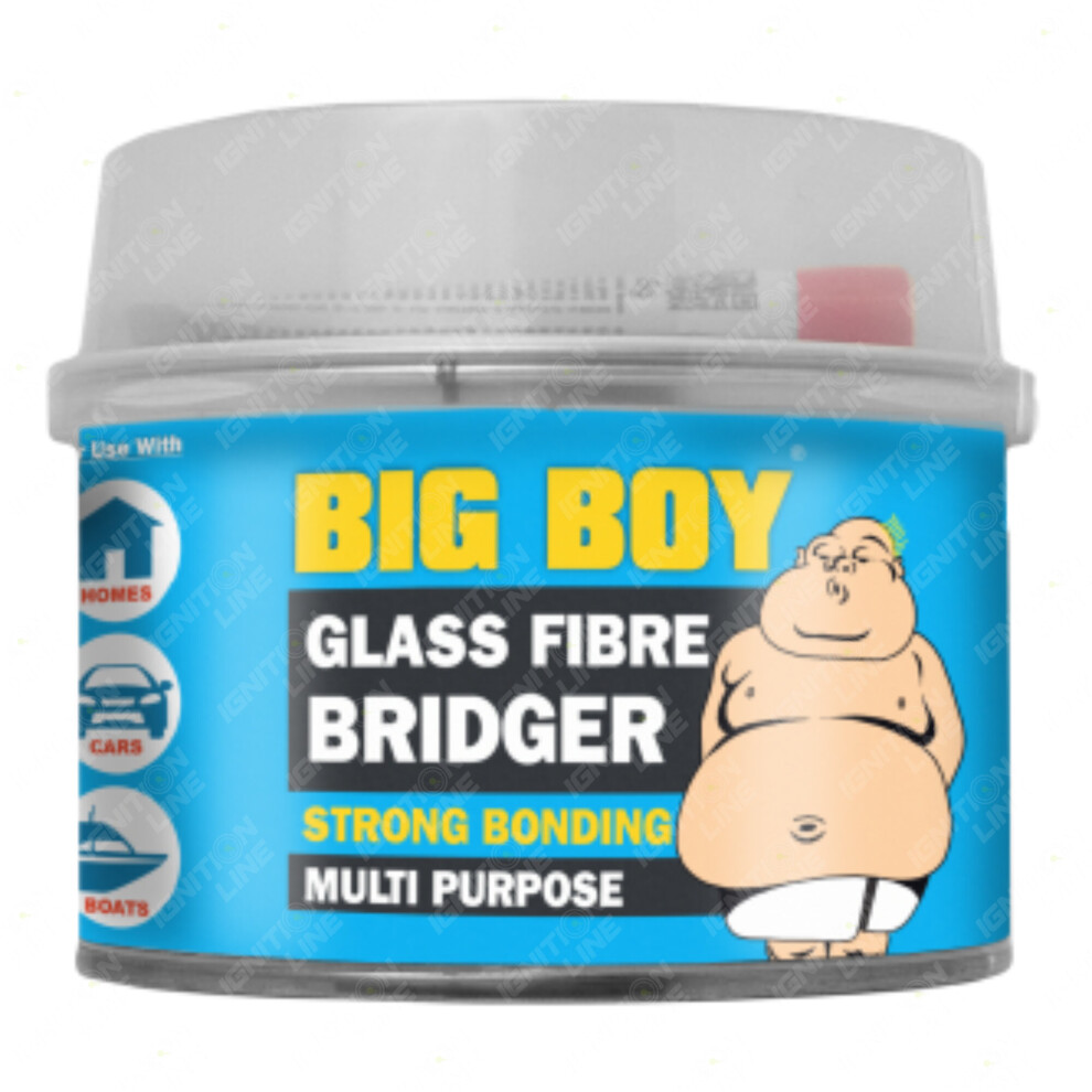 Big Boy Fibre Glass Body Filler Bridger Strong Multi Purpose Car Home Boat 250ml