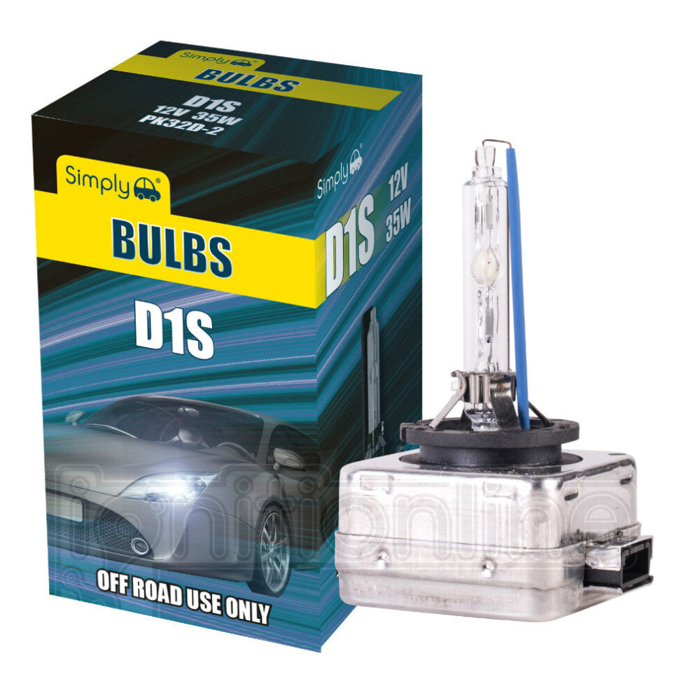 Simply D1s Hid 12V 35W Pk32d-2 Xenon Gas Headlight Headlamp Car Bulbs 5037409057439