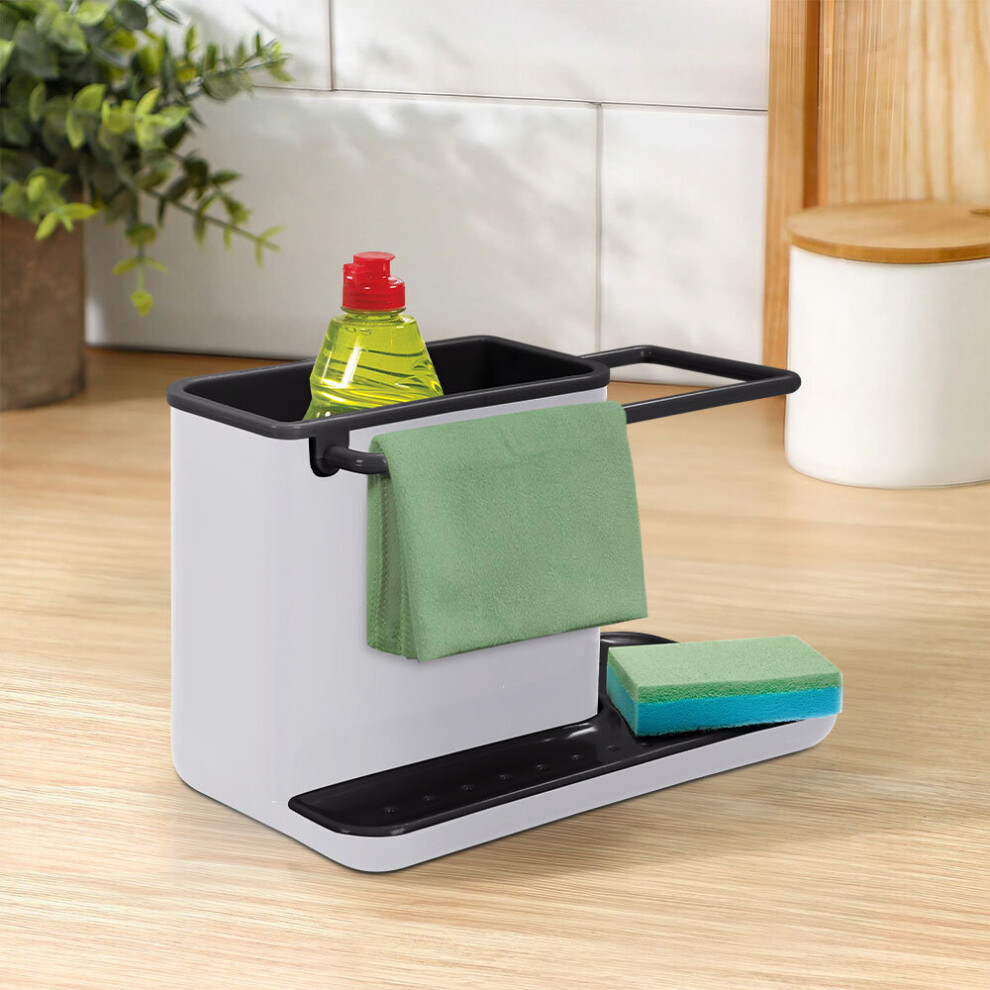 Kitchen Sponge Cloth Holder Sink Caddy Organiser-image-OPC-PBDVXS2-NEW