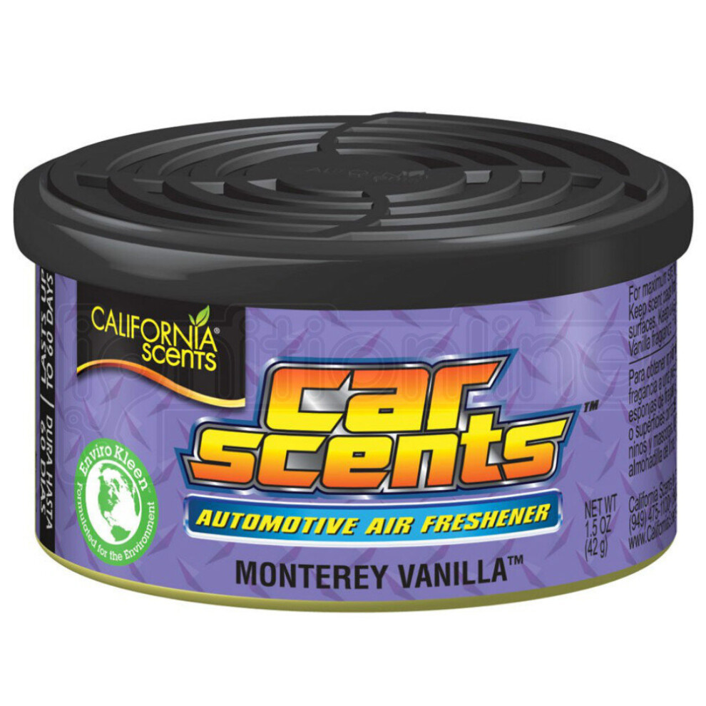 California Car Scents Monteray Vanilla Air Freshener Home Freshner Van Taxi Cab