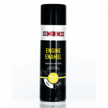 Simoniz Gloss Black Engine Enamel Car Spray Paint Aerosol Can 500ml