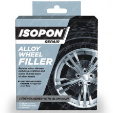 Isopon Alloy Wheel Filler Tube Repair Kit Strengthened with Real Aluminium 100ml