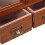 Living And Home Retro Wooden Desktop Storage Organizer with Drawer 7