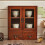 Living And Home Retro Wooden Desktop Storage Organizer with Drawer 1