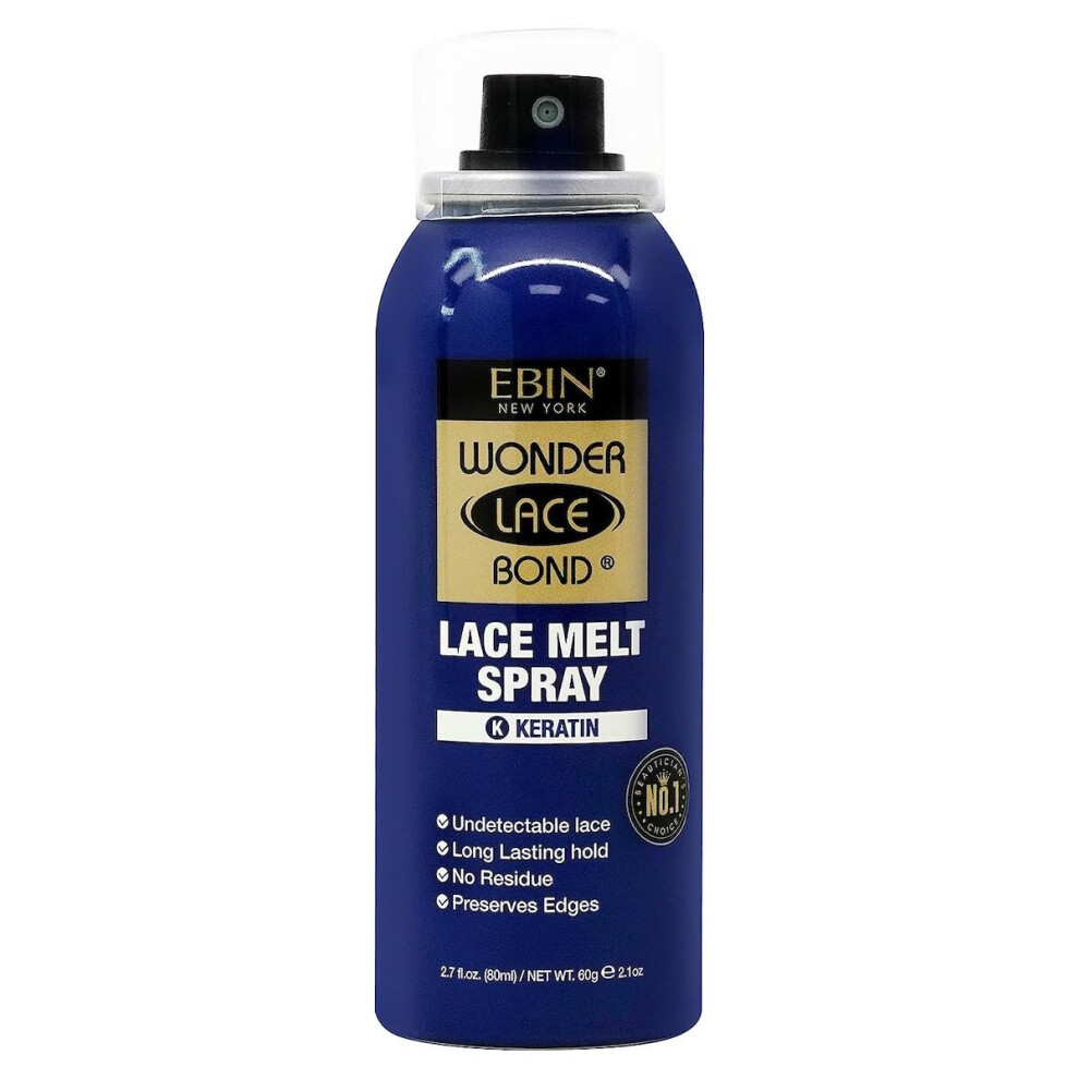Ebin New York Ebin Wonder Lace Bond Lace Melt Spray- Keratin (2.7Oz/80Ml)