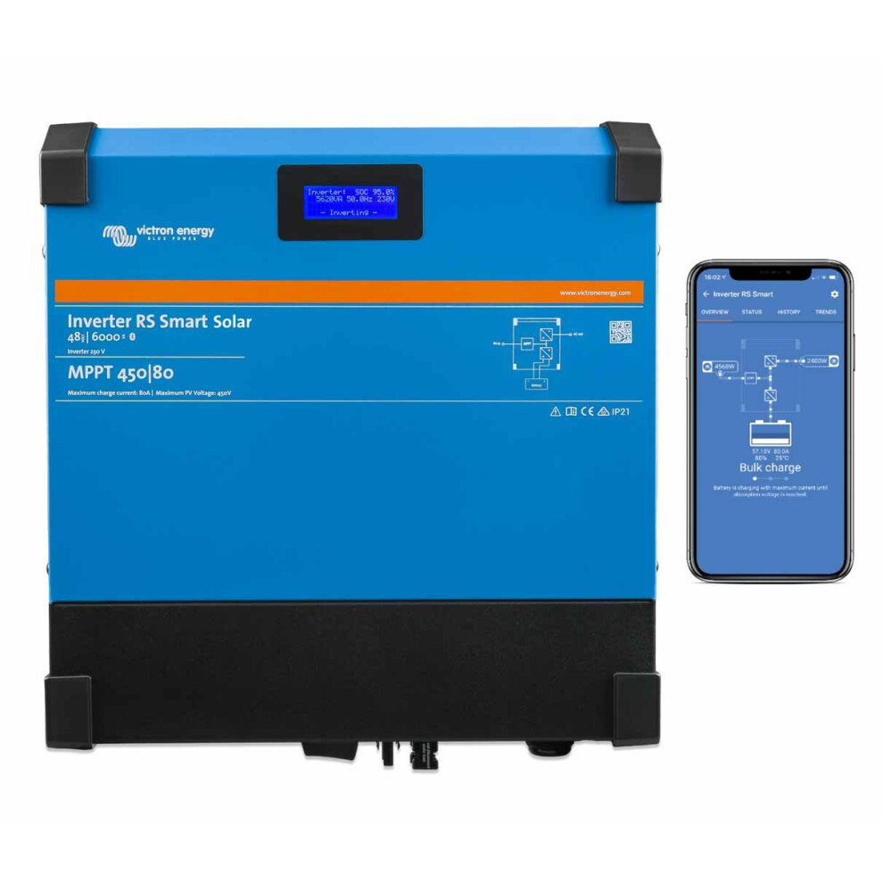 Victron Energy Rs 48V 6000 230V Inverter & Smart Solar Mppt Controller 8719076048176