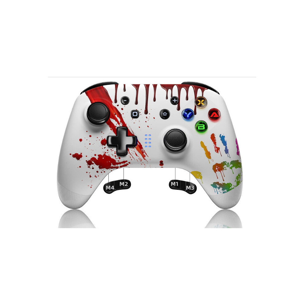 (Graffiti) EasySMX Wireless Gamepad Controller for Nintendo Switch Pro Switch, Joystick Joypad PC/PS3 with Dual Shock Vibration / 6-Axis / Turbo / Mot