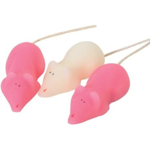 Boynes Pink & White Sugar Mice 3 piecse 1