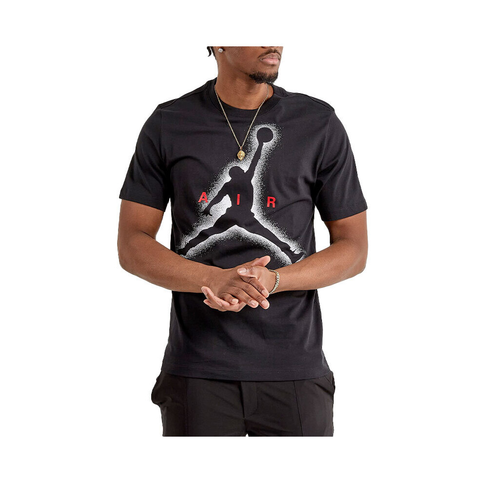 (Black, S) NIKE AIR JORDAN Mens T Shirts Athletic Casual Tee