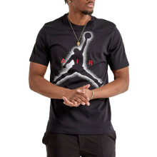 (Black, M) NIKE AIR JORDAN Mens T Shirts Athletic Casual Tee