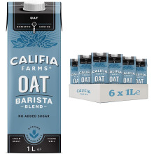 Califia Farms Oat Barista Blend with Calcium - Dairy Free, Lactose Free, Vegan (6 x 1L)