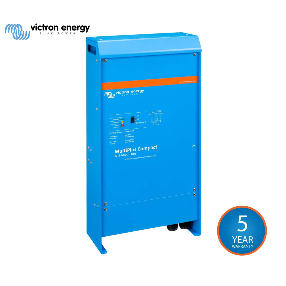 Victron Multiplus 12V 2000-80-30 Sine Power Inverter Battery Charger 8719076037538