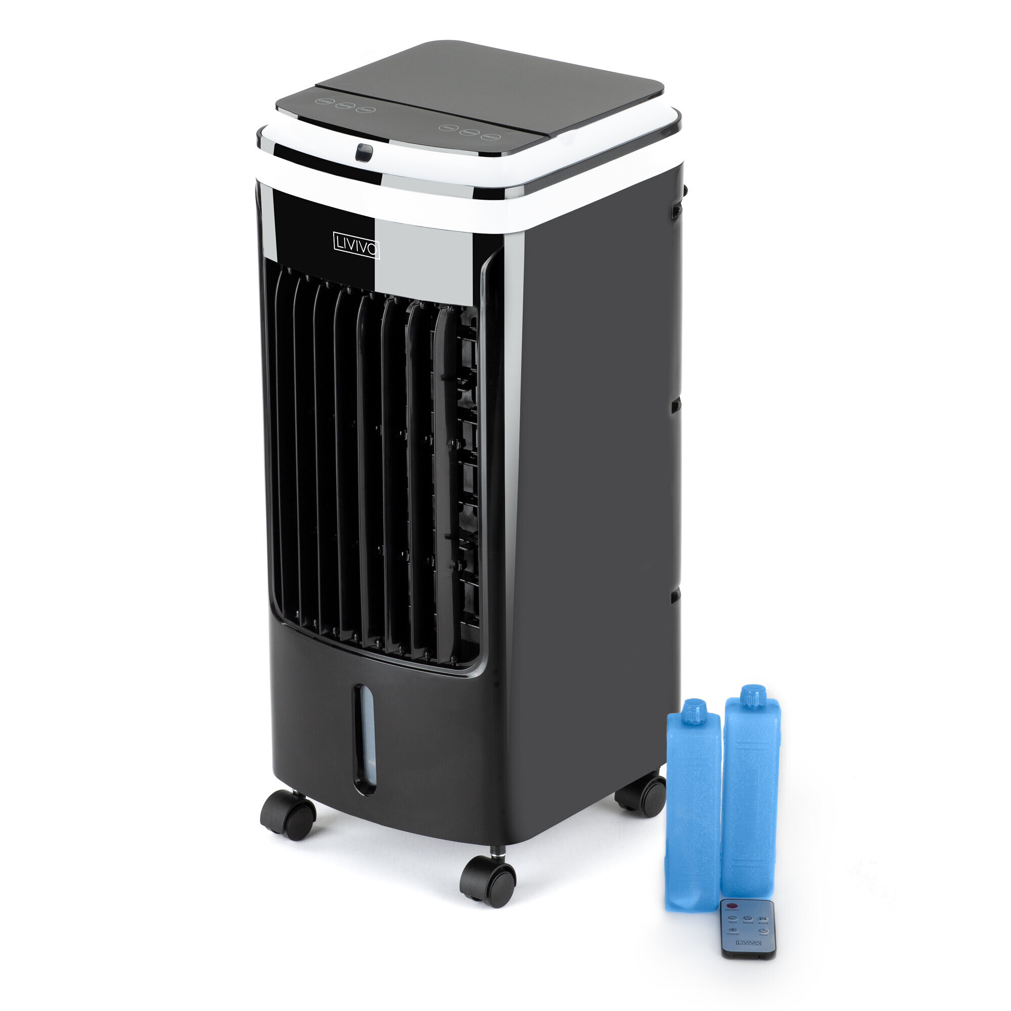 LIVIVO 4L Portable Air Cooler Remote Control & IceCold Cooling on OnBuy