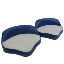 (Blue and Grey , 2) Stand Up Casting Butt Seat (Bass Fishing Boat)