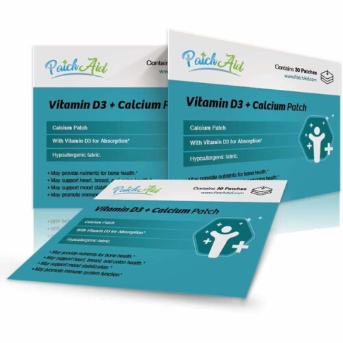 PatchAid, Vitamin D3 + Kalcium Patch , 30 Patchar 2