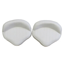 (White, 2) Stand Up Casting Butt Seat (Bass Fishing Boat)