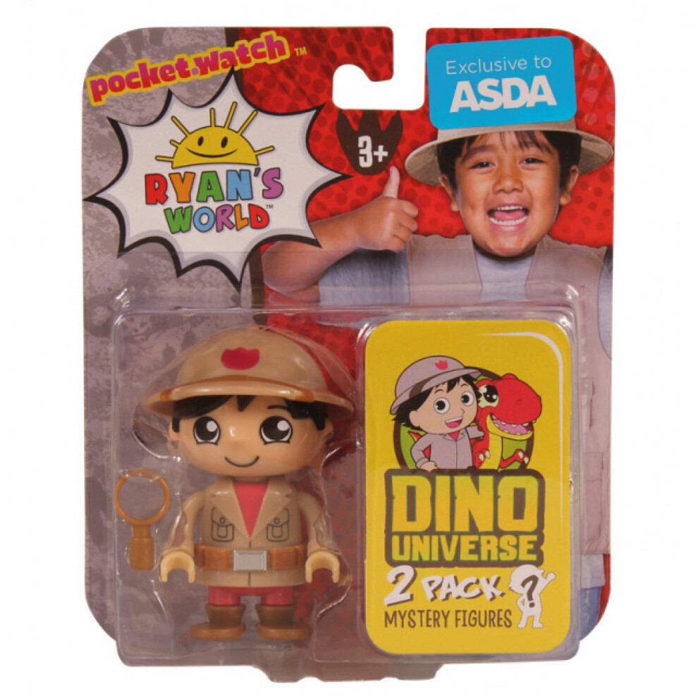 (Dr. Ryan) Ryans World Dino Universe 2 Pk with Mystery Figure