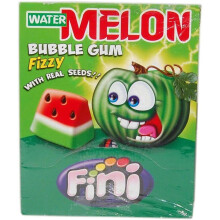 Fini Watermelon Fizzy Bubblegum 200 Piecse