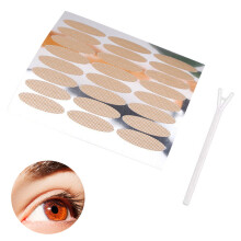 Natural Invisible Single Side Eyelid Stickers, Fiber Eyelid Lift Strip