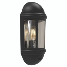 4Lite 4L2/3411 Outdoor Half Lantern Light Fitting with PIR Sensor