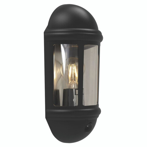 4Lite 4L2/3411 Outdoor Half Lantern Light Fitting with PIR Sensor