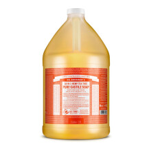Dr. Bronner's Reine Kastilien-Flssigseife (Teebaum, 1 Gallone) hergestellt aus Bio-len. 18-in-1-Anwendungen: zu Akne neigende Haut, Schuppe
