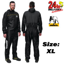 Mirka Coverall Light Line Black XL – Reusable, Washable Painter's Coverall (MIRKA coveralls black light line reusable washable)